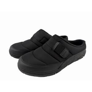 Lands' End Fleece Lined Comfort Puffer Clogs Men's Size 10 Slippers Hard Soles